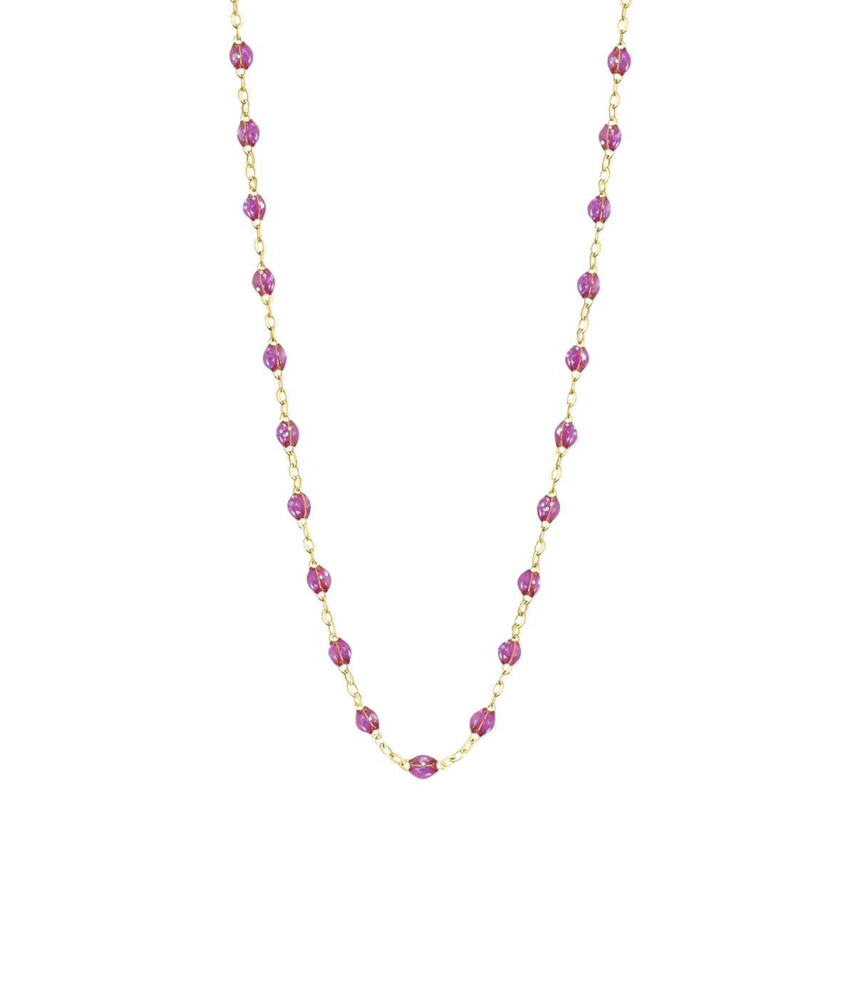 ALT text
Gigi CLOZEAU Classic Gigi necklace in 18ct yellow gold with Galaxy resin beads and 45cm length