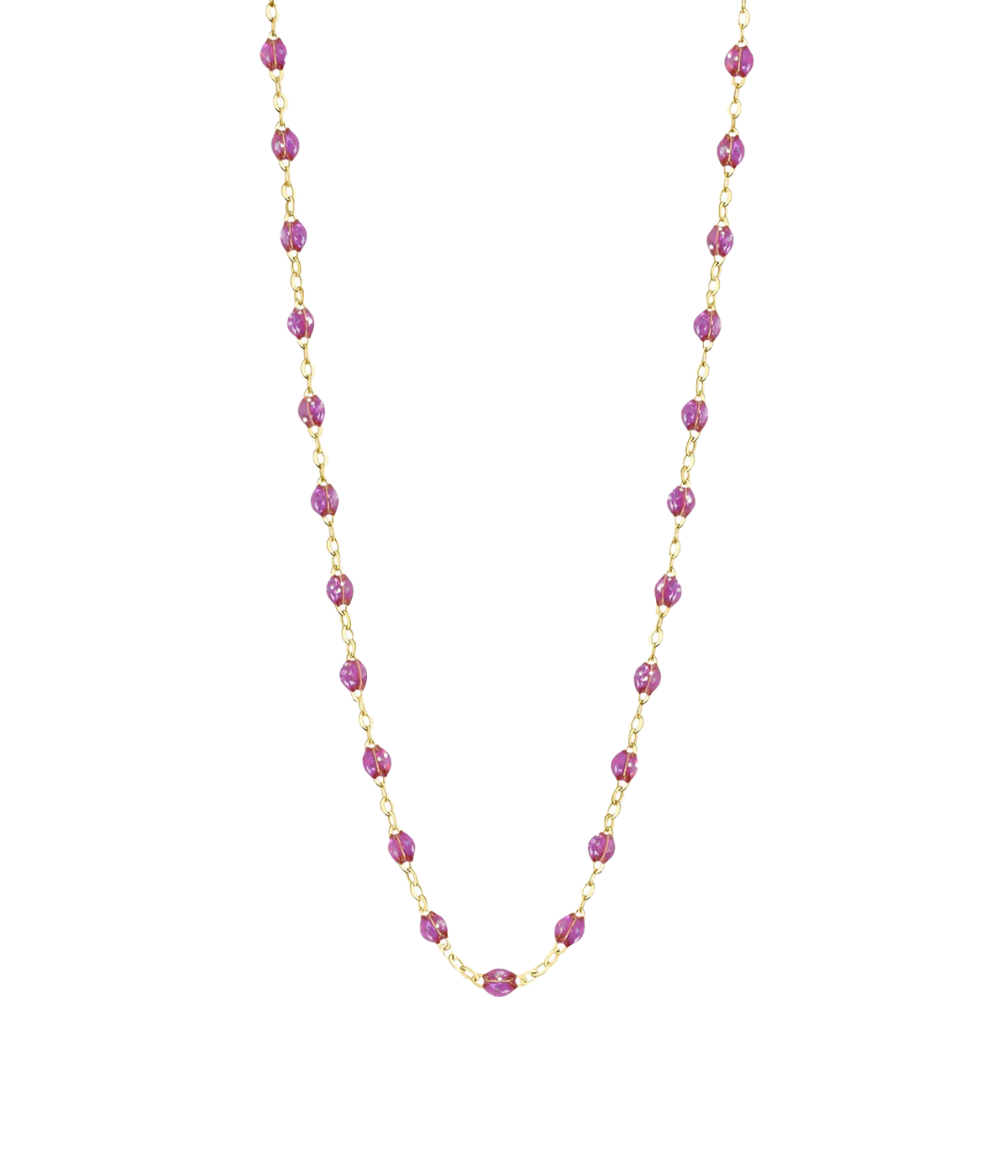 ALT text
Gigi CLOZEAU Classic Gigi necklace in 18ct yellow gold with Galaxy resin beads and 50cm length