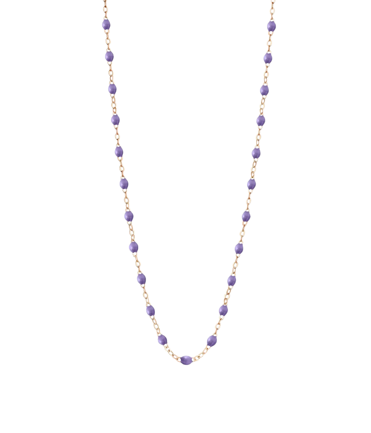 Elegant Design: Featuring rosée jewels and 18-carat gold, this necklace brings a touch of sophistication to any ensemble.
Versatile Length: With an adjustable clasp at 17.7" and 17.3", the necklace offers flexible styling options that perfectly complement different necklines.
Luxurious Materials: Made with 18ct gold and resin, this piece blends premium materials with artistic craftsmanship, creating a unique and durable design.
Timeless Appeal: A versatile piece that adds understated elegance, whether worn 