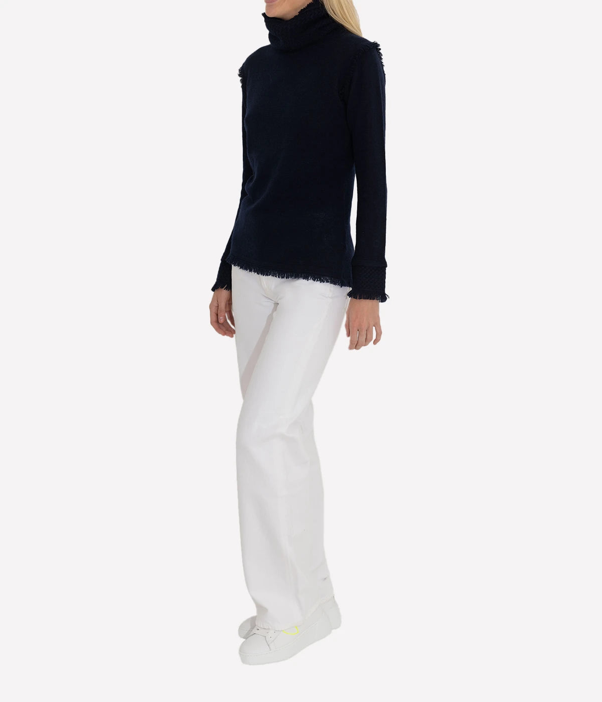 Coco Turtleneck in Navy