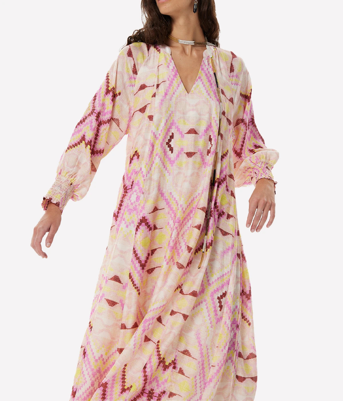 Cramer Nia Long Dress in Pink Vision