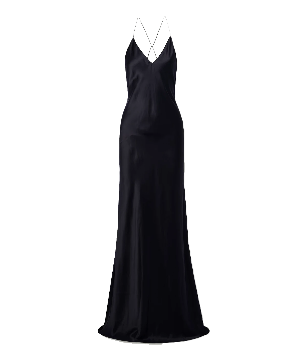 Curielle Silk Gown in Black