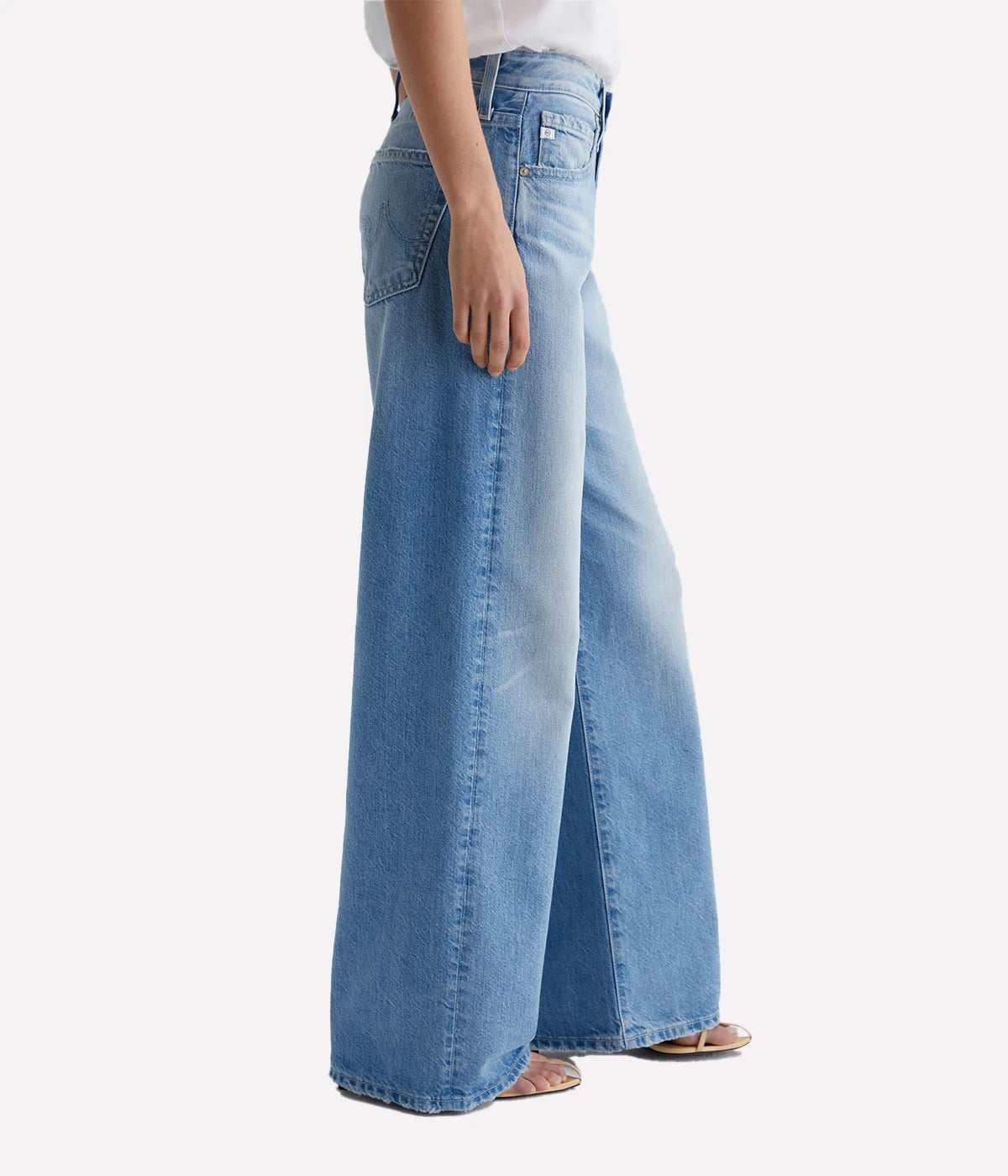 Adria Wide Leg Jean in Siren