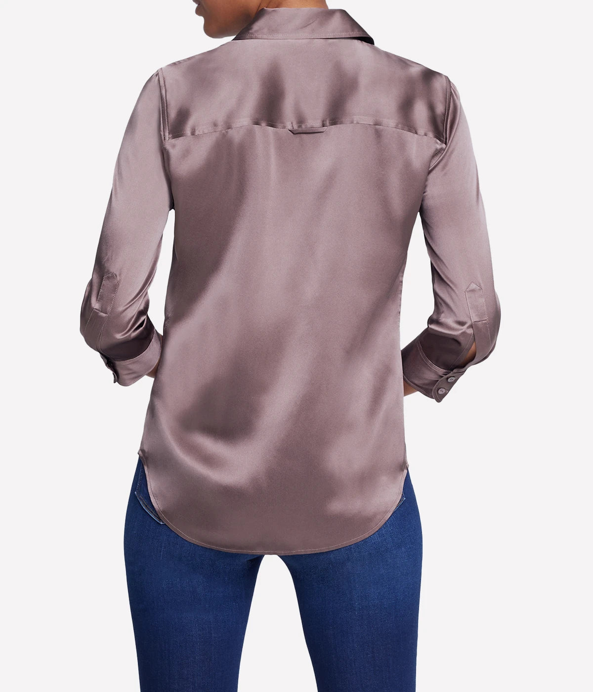 Dani 3/4 Sleeve Blouse in Deep Taupe