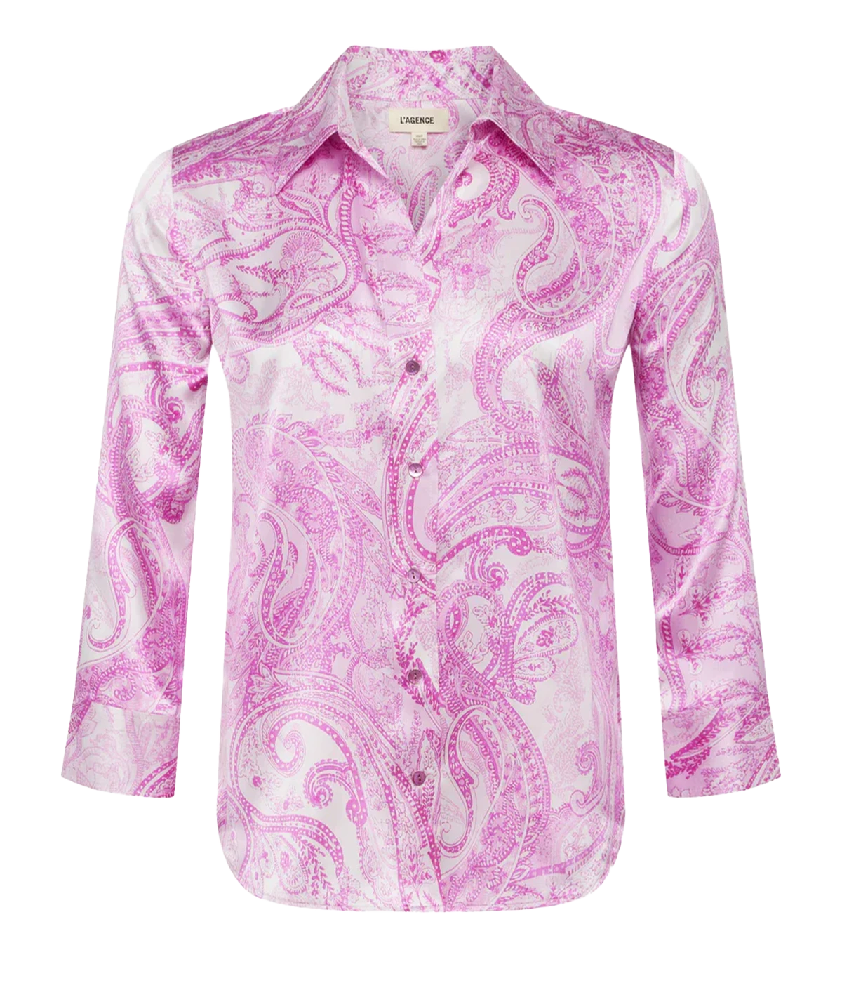 Dani 3/4 Sleeve Blouse in Lilac Snow Decorated Paisley