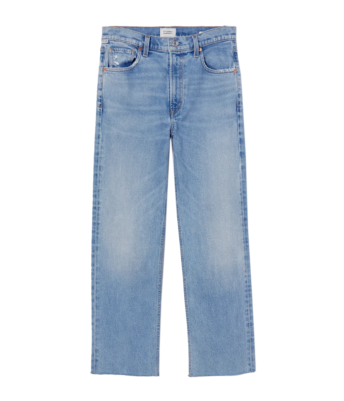 ALT Text: Citizens of Humanity Daphne Stovepipe Jean in a classic straight-leg cut, high-waisted with an ankle-length hem.