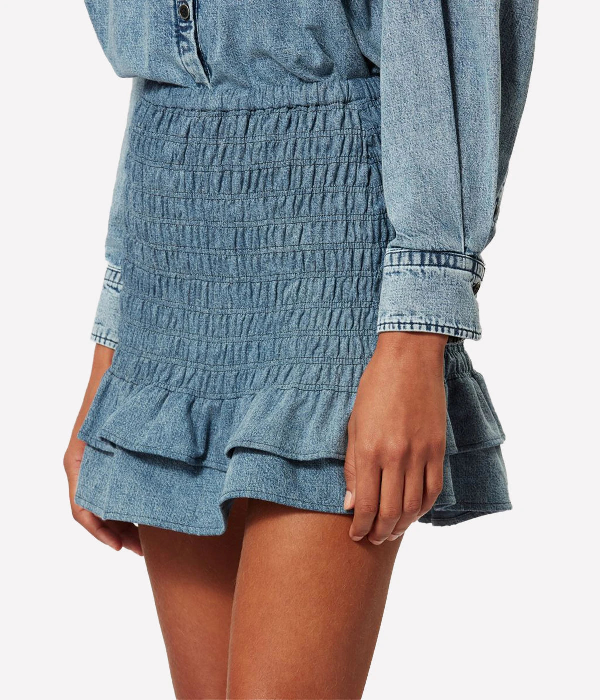 *FINAL SALE* Dorela Skirt in Light Blue