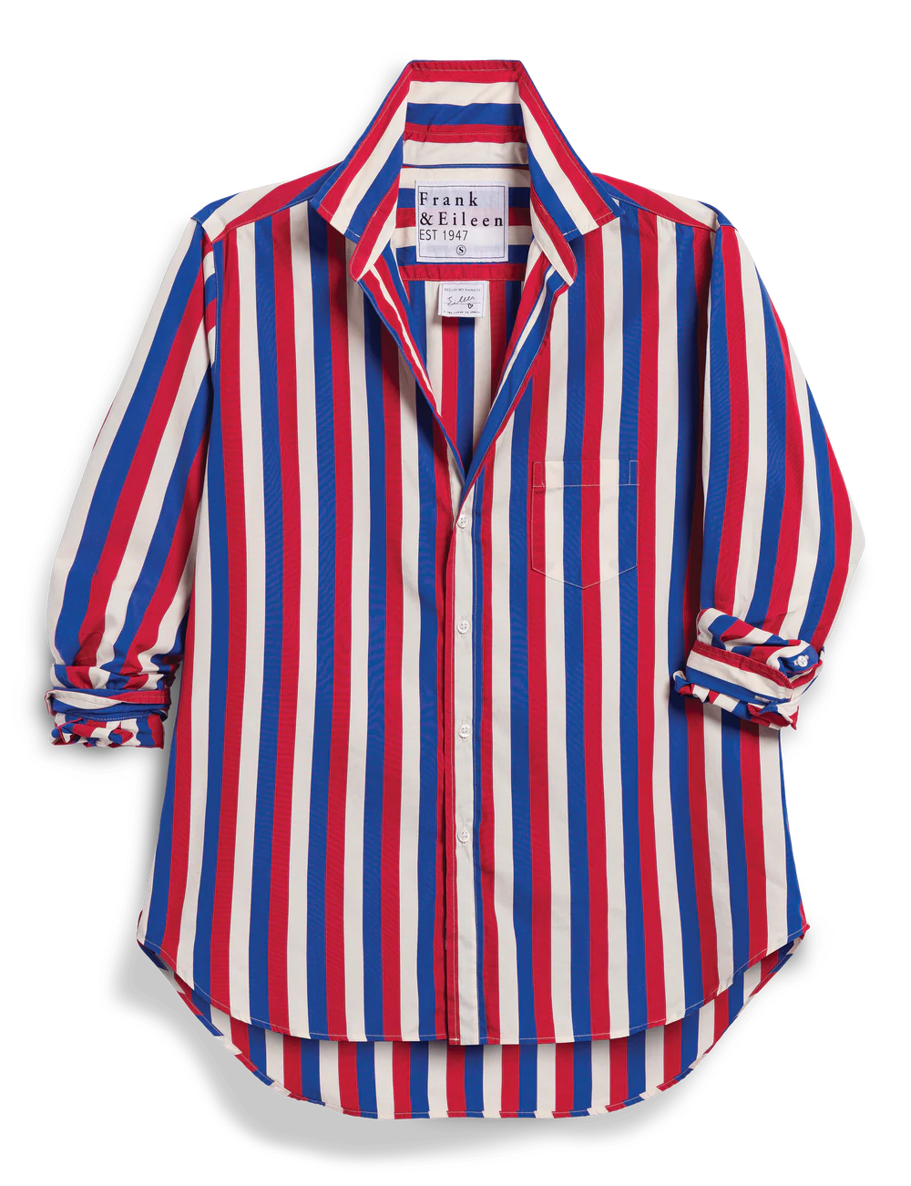 Eileen Woven Button Up Shirt In Rbcs