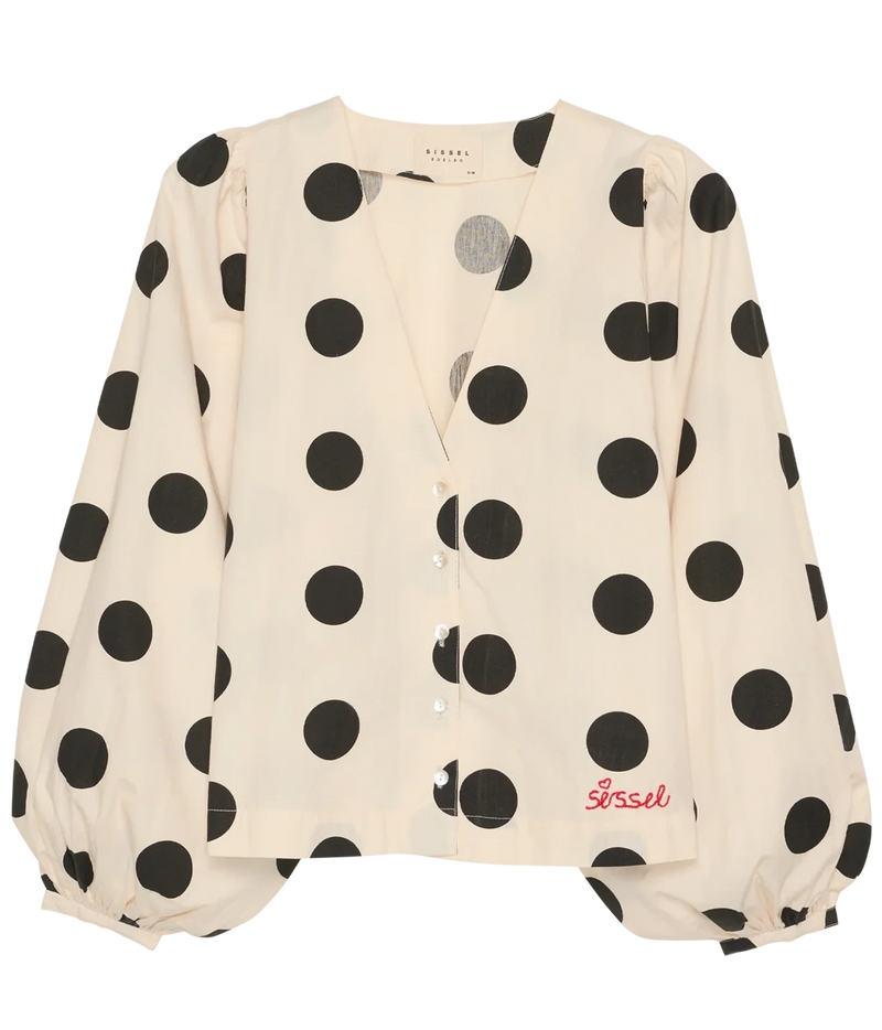 Ea Shirt In Black Dot