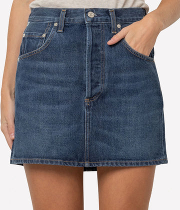 Eden A-Line Mini Skirt in Notions – Calexico
