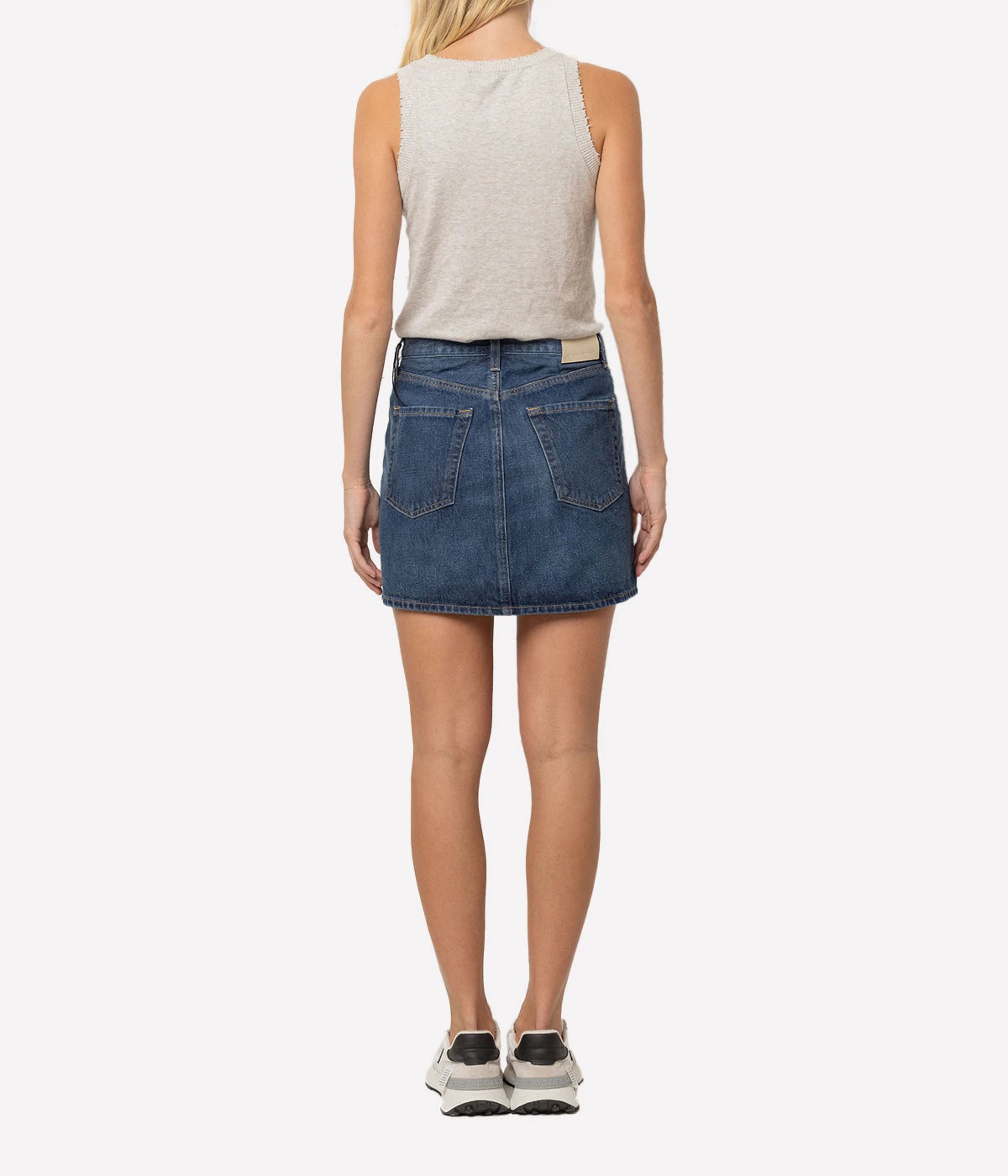 Eden A-Line Mini Skirt in Notions
