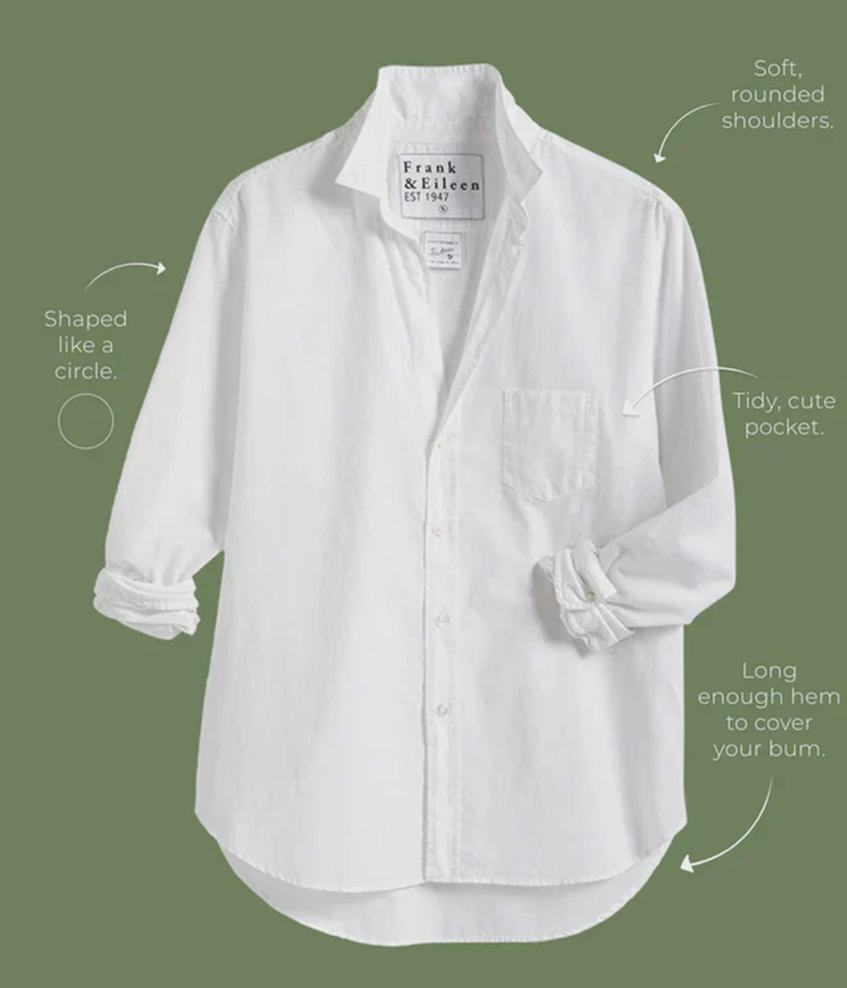 Eileen Woven Denim Button Up in White Tattered Denim