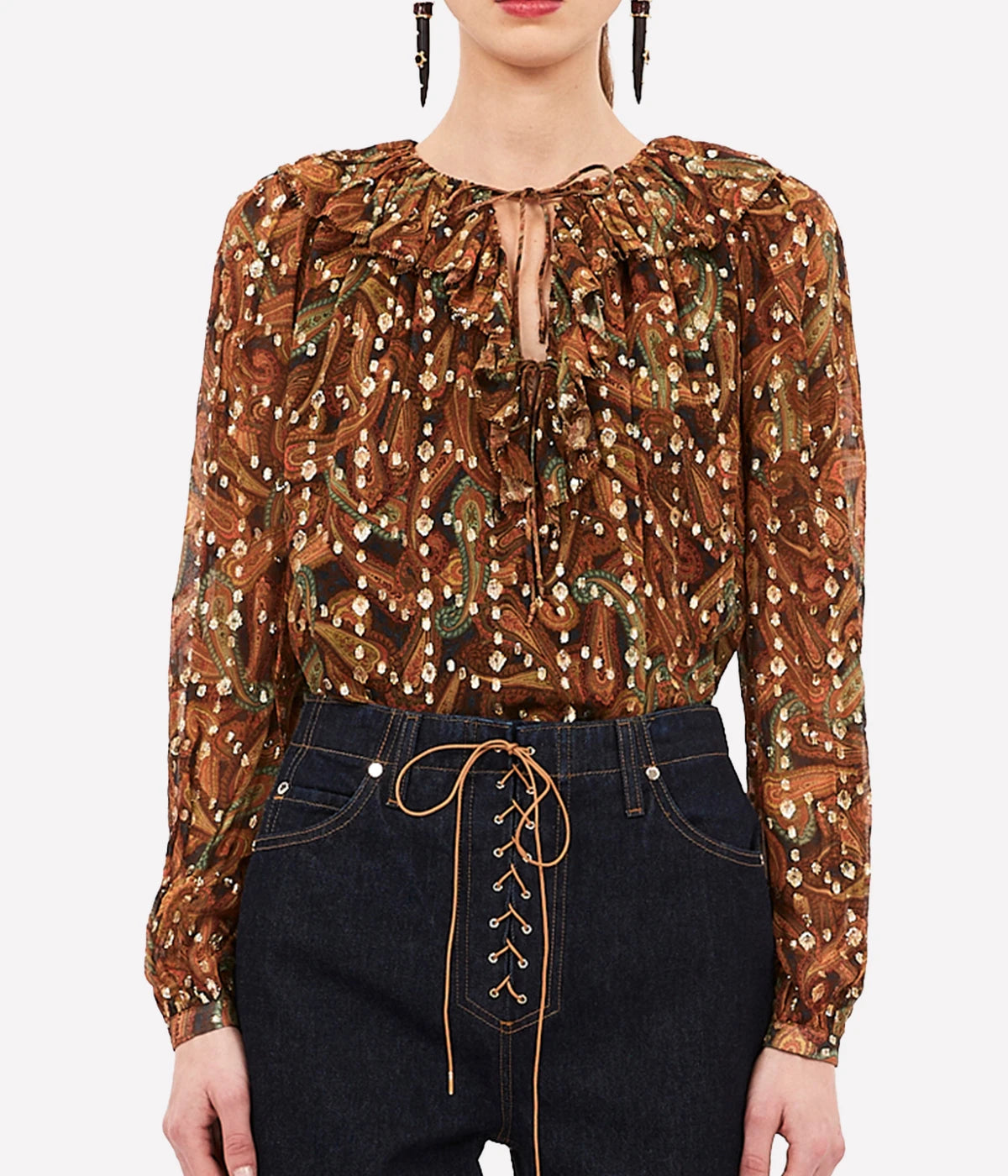 Emilie Blouse in Tiger Eye