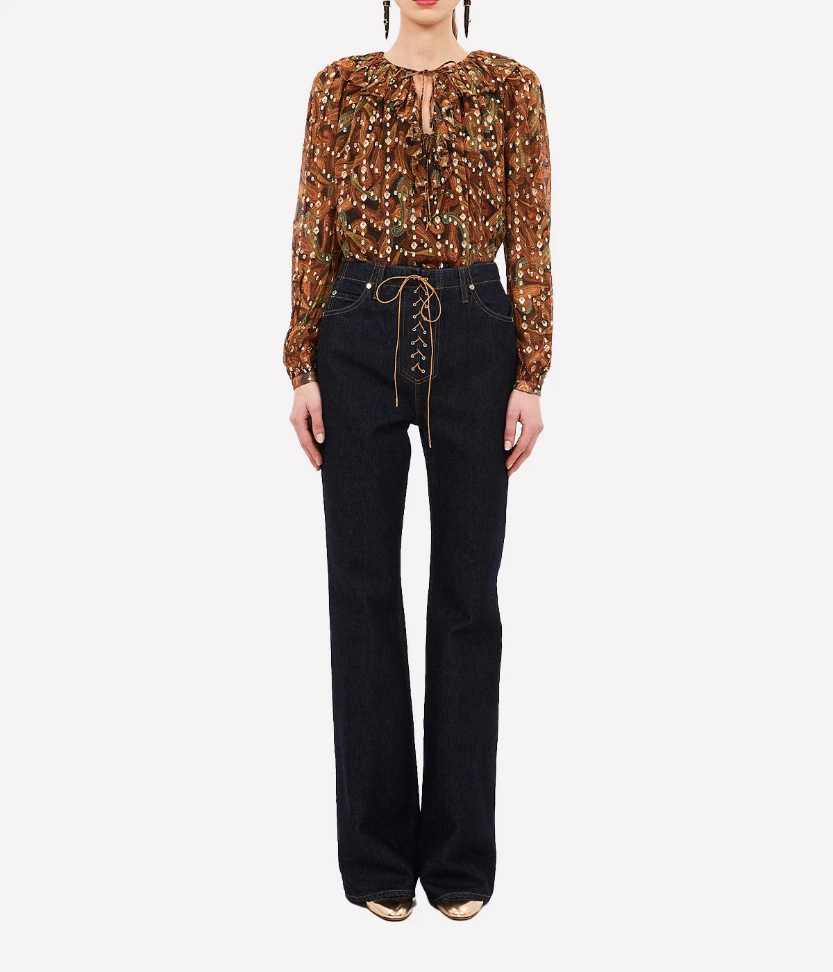 Emilie Blouse in Tiger Eye