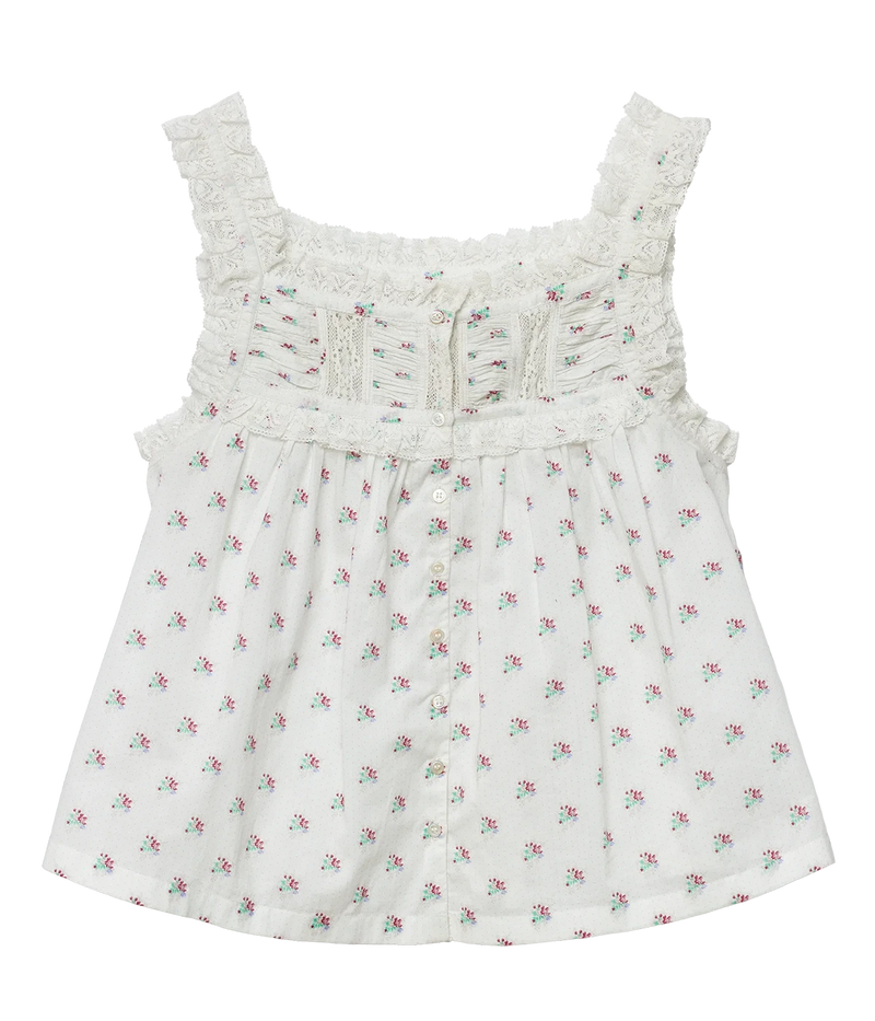 Fidella Top In Petit Posy Calico