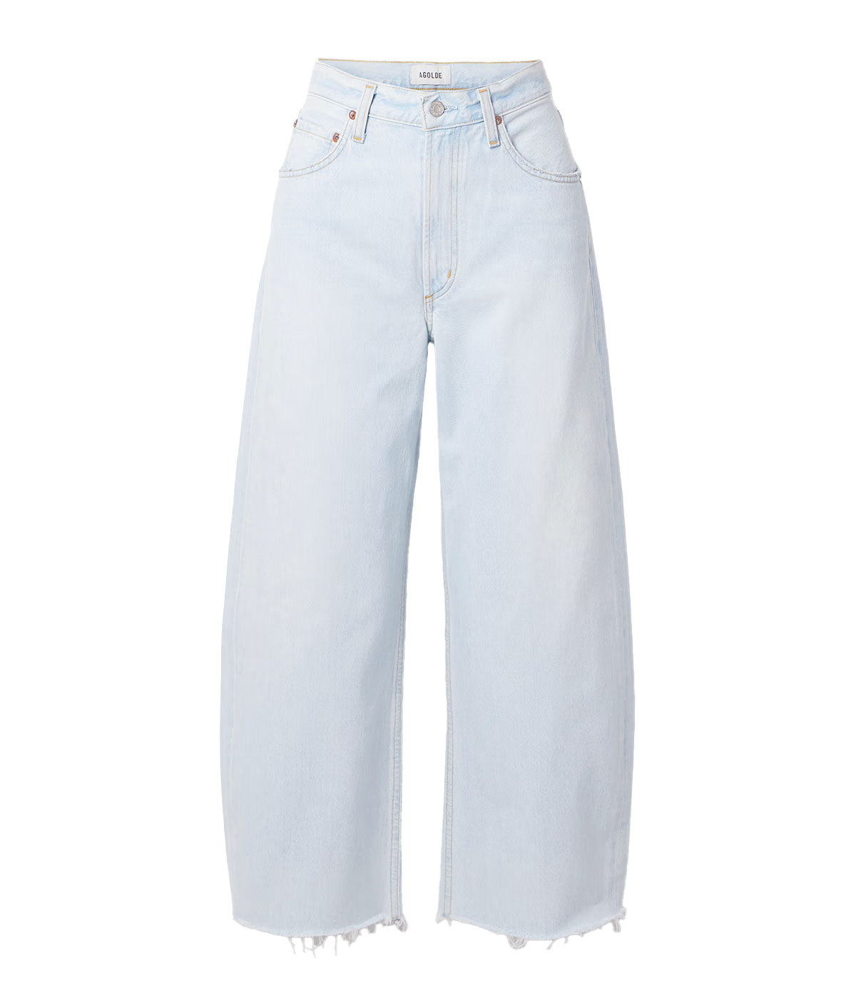 Low Curve Fray Jean in Flourish