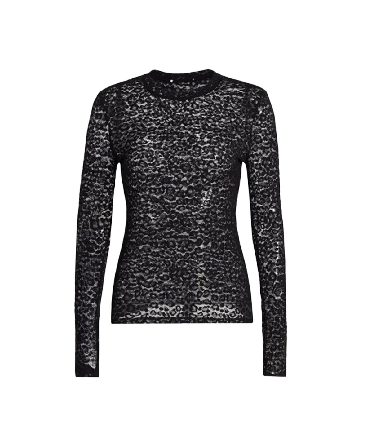 Anise Long Sleeve Top in Noir