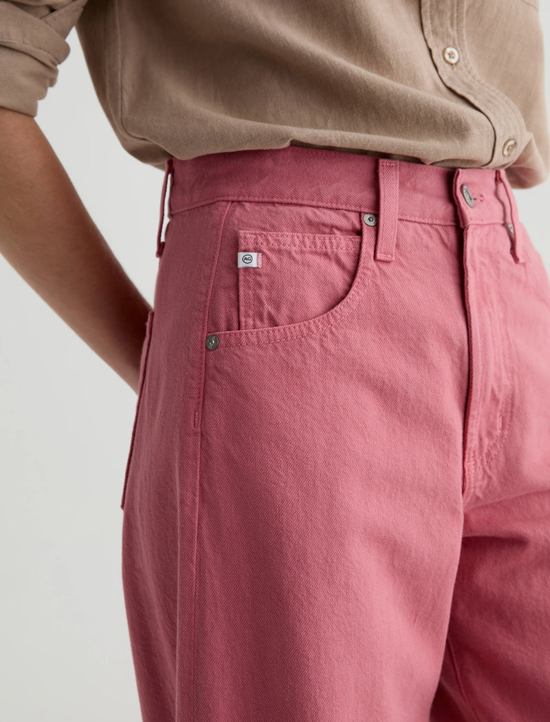 Hattie Crop Jean in Peony