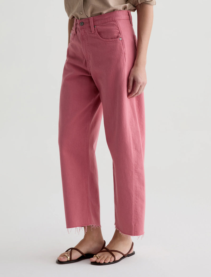 Hattie Crop Jean in Peony