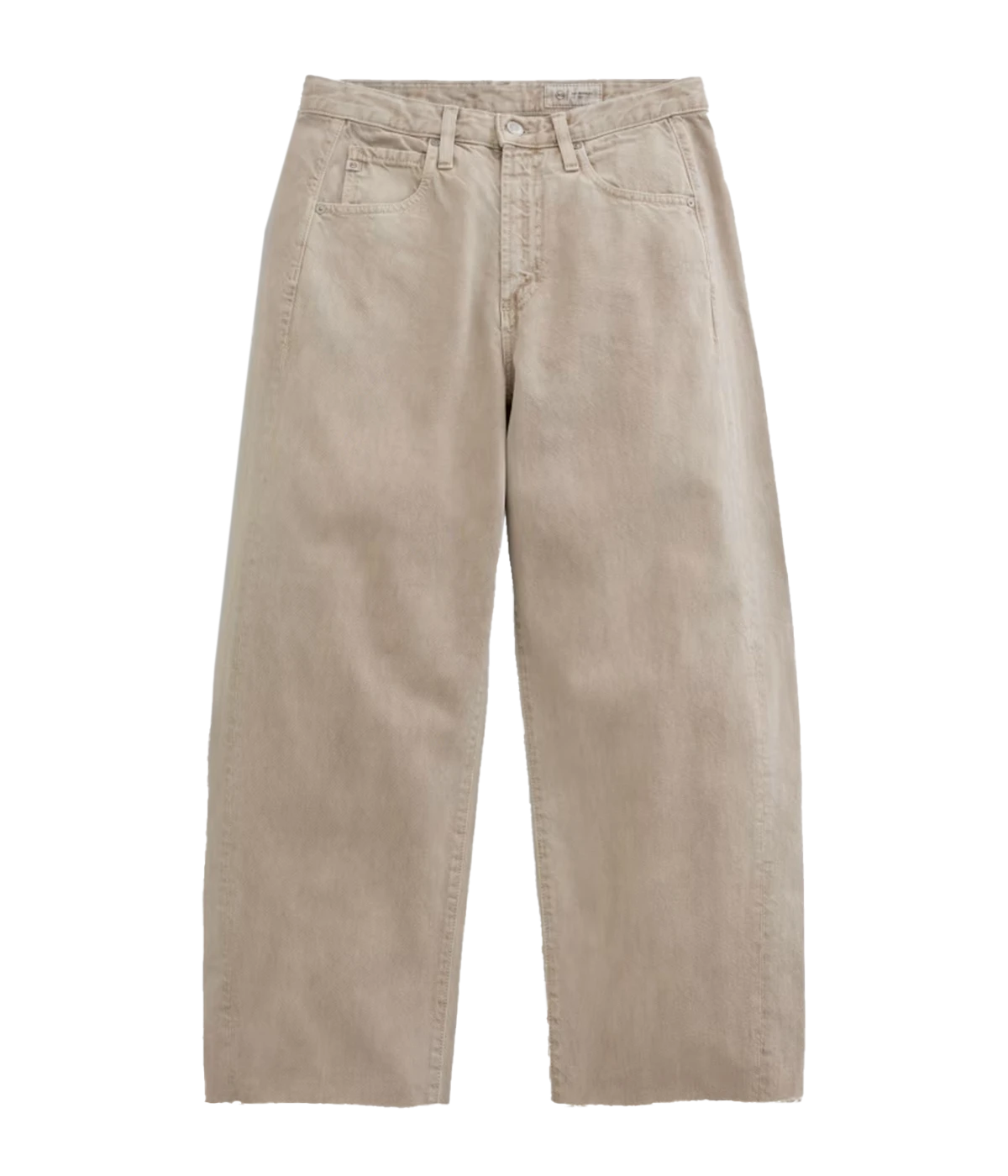 Hattie Crop Jean in Sulfur Light Taupe