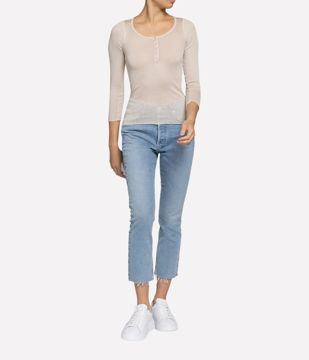 Lamylic Top in Ecru