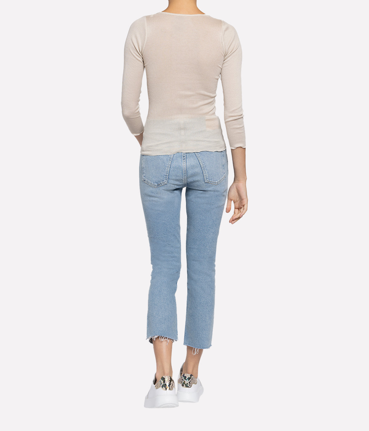 Lamylic Top in Ecru