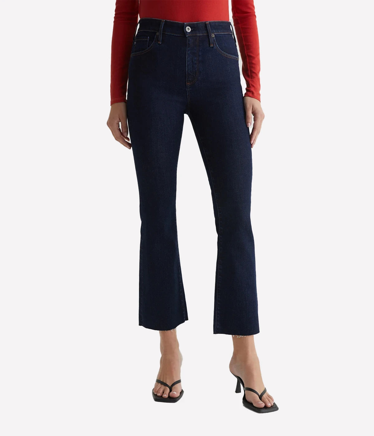 Farrah Boot Crop Jean in Modern Indigo