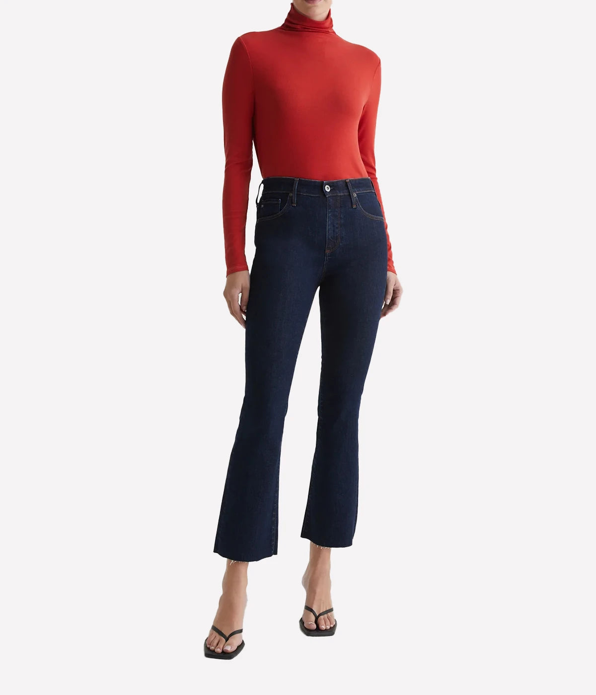 Farrah Boot Crop Jean in Modern Indigo