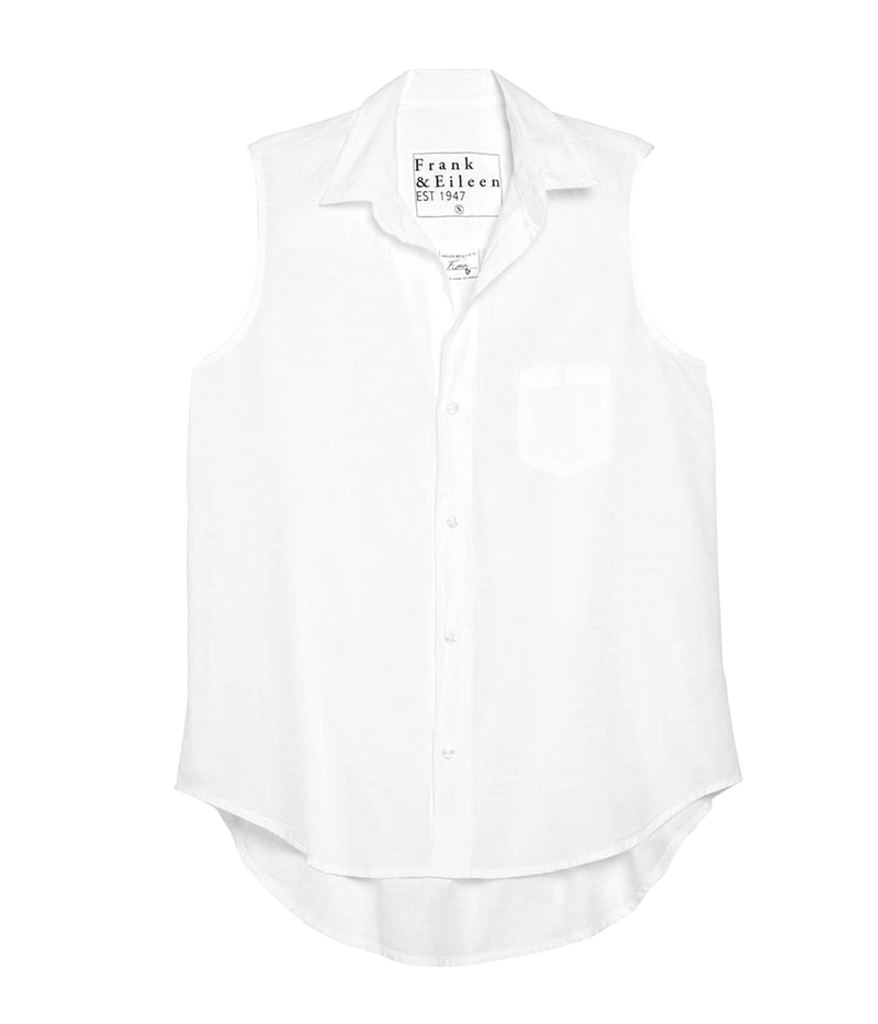 Fiona Cotton Shirt in Classic White