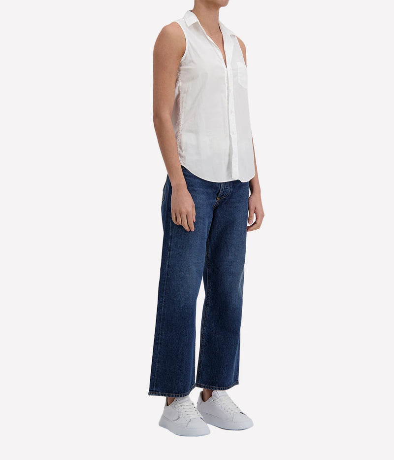 Fiona Cotton Shirt in Classic White