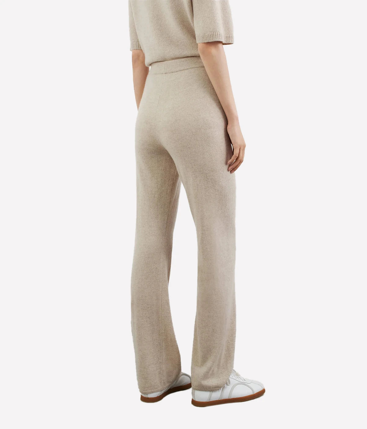 Flared Pants in Natural Sand