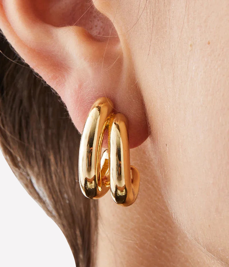 Florence Earrings in Gold