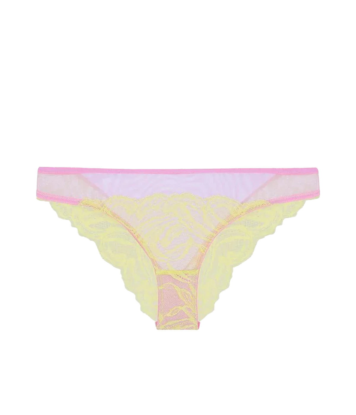 Florrie Lace Knicker in Lemon