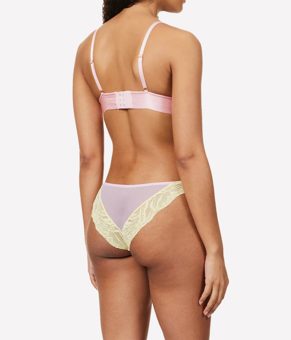 Florrie Lace Knicker in Lemon