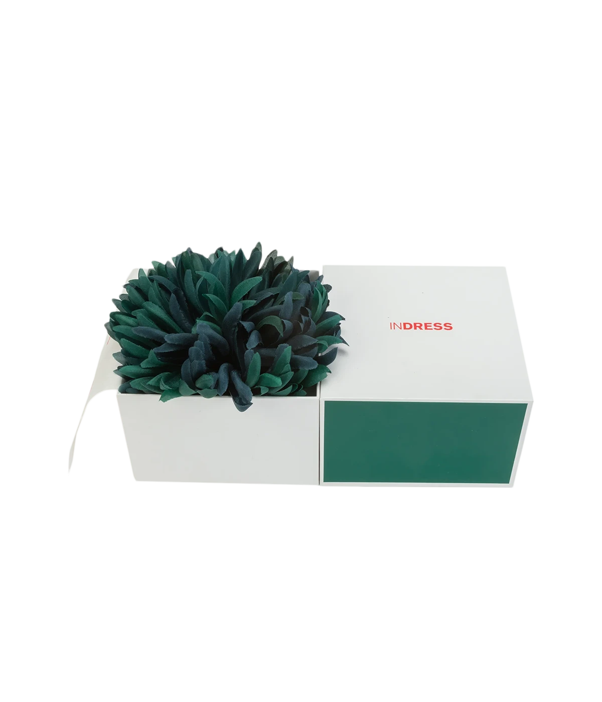Nicole Brooch In Forest Green