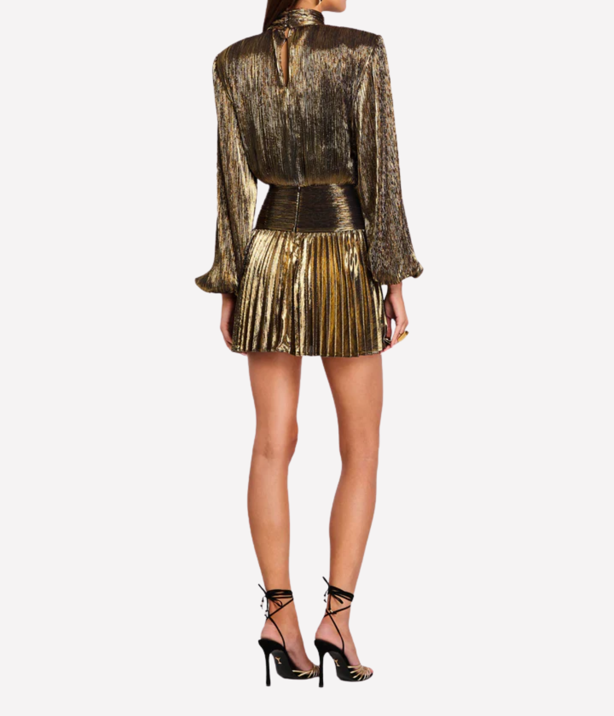 Freja Dress in Antique Gold