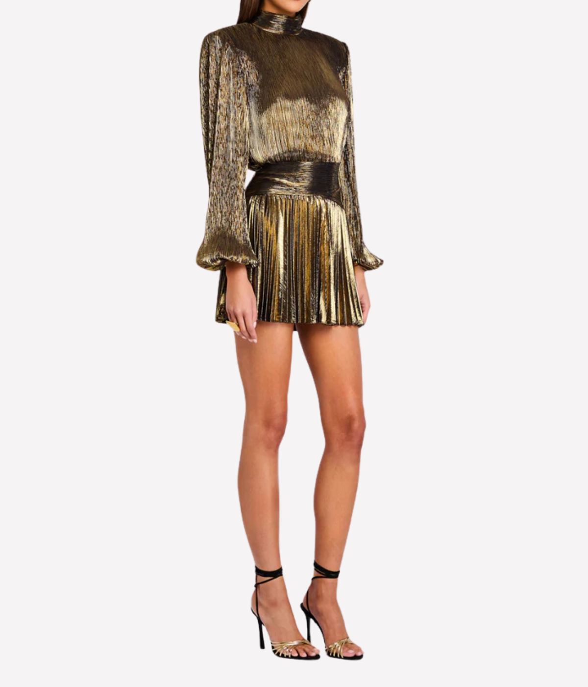 Freja Dress in Antique Gold