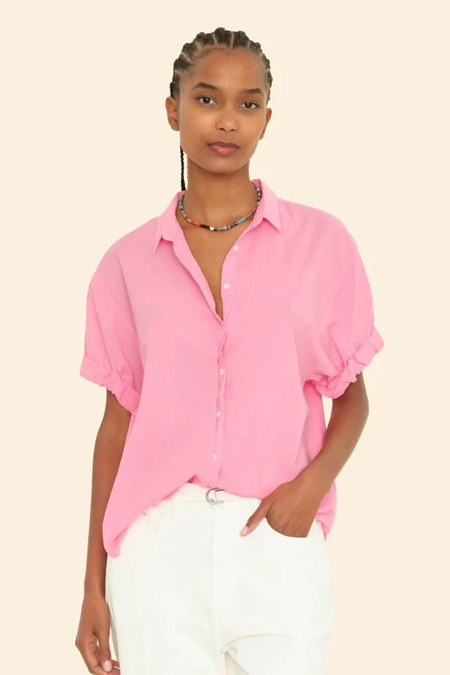 Channing Shirt in Neon Pink