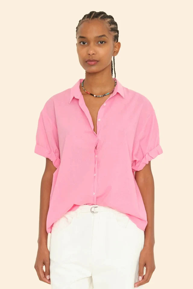 Channing Shirt in Neon Pink