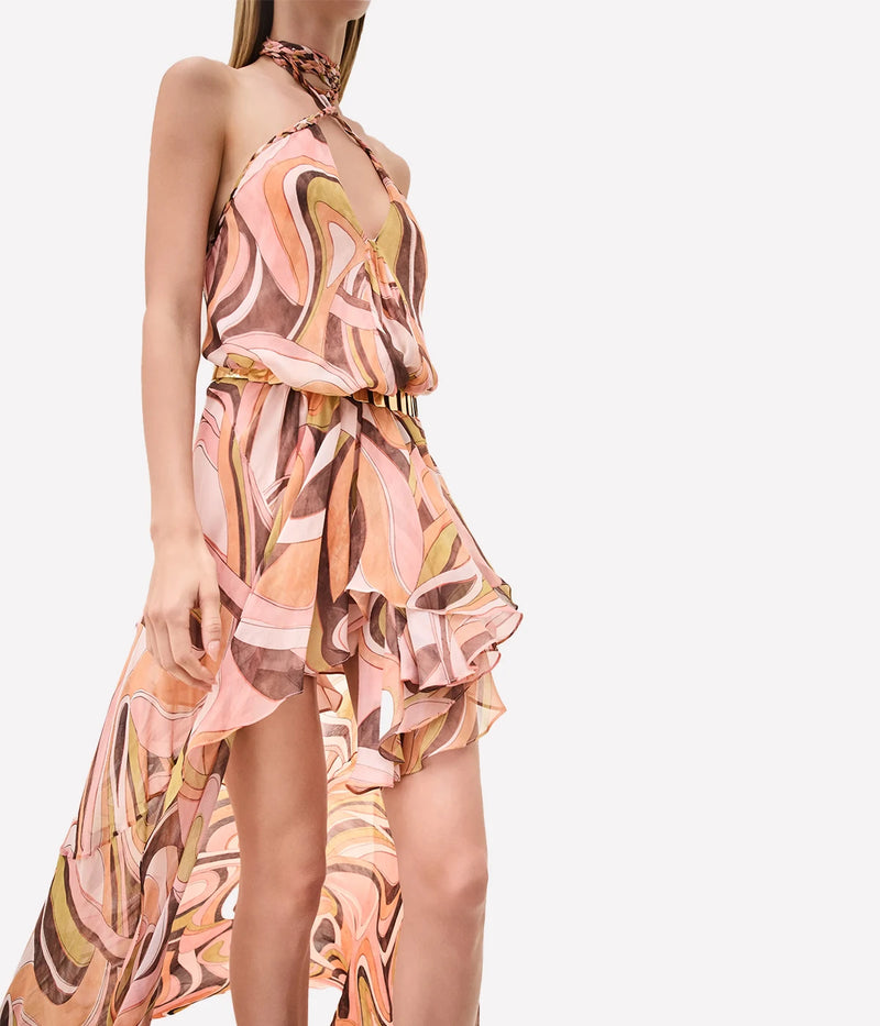Gisela Dress in Abstract Print