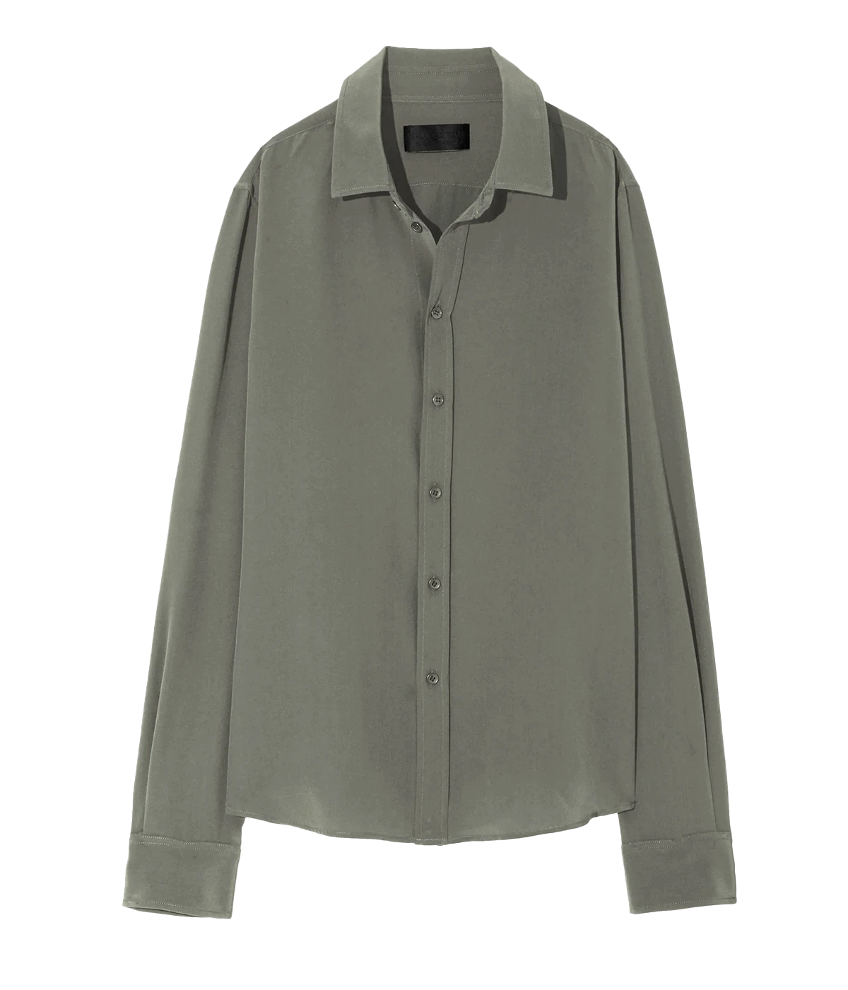 Gaia Slim Shirt in Admiral Green