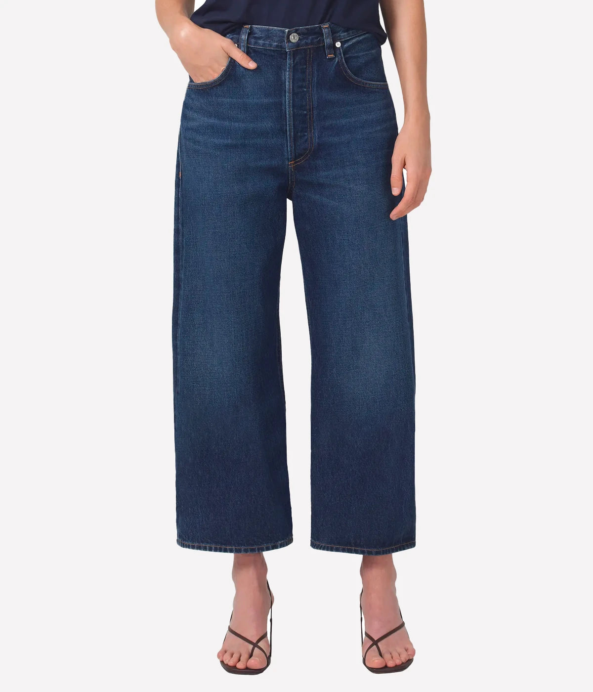 Gaucho Vintage Wide Leg Jean in Notions