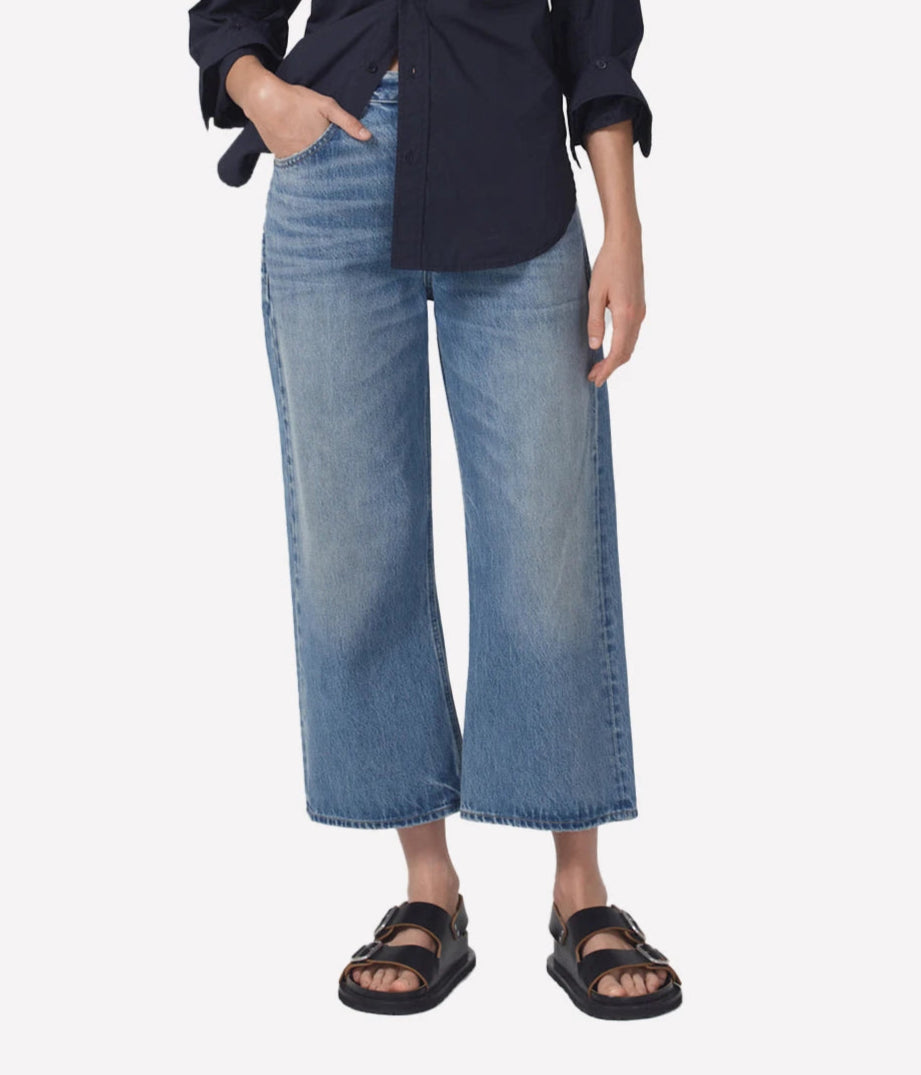 Gaucho Vintage Wide Leg Jean in Sodapop