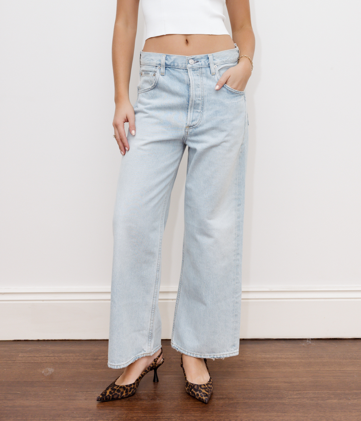 Gaucho Vintage Wide Leg Jean in Seaton