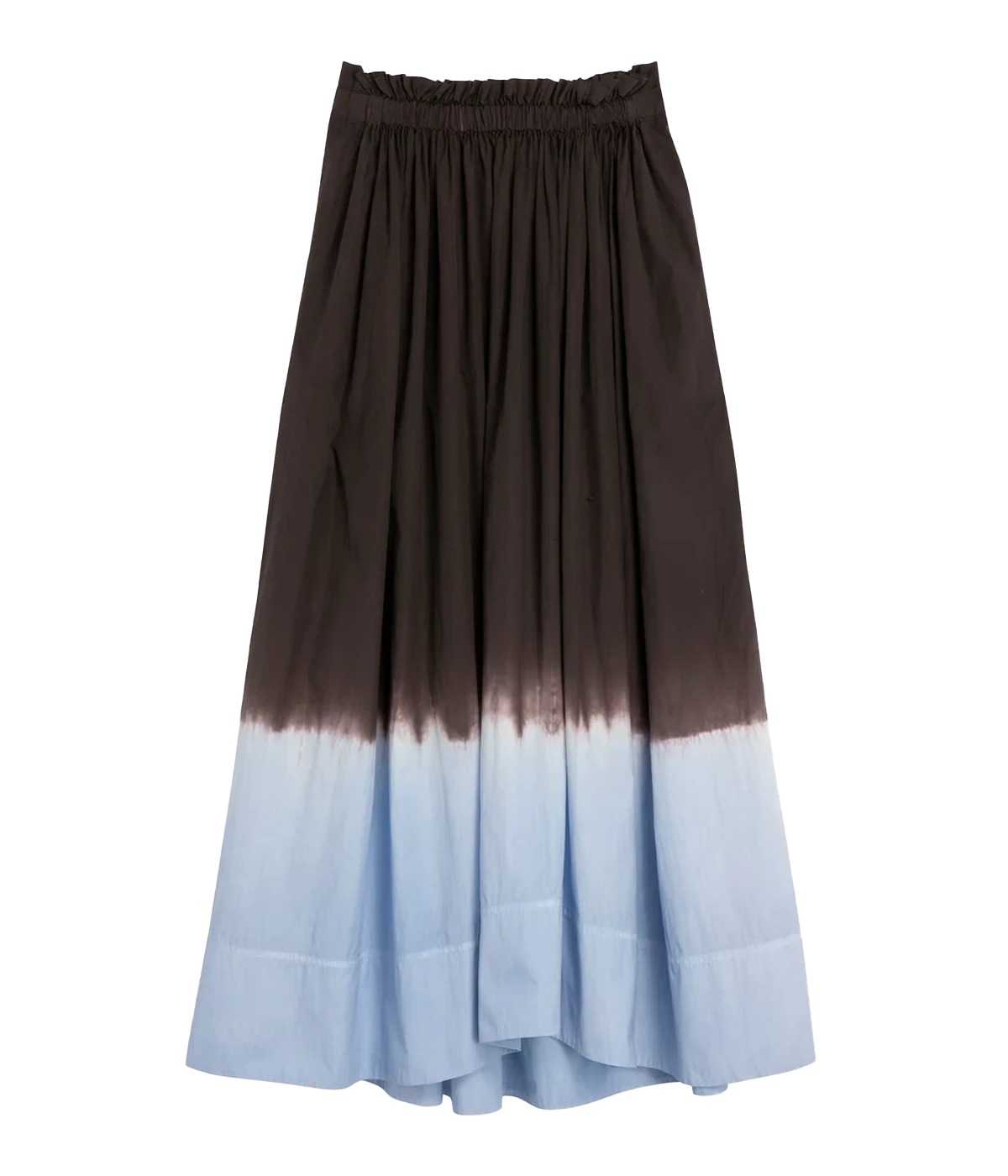Gina Skirt in Sky Blue and Fudge