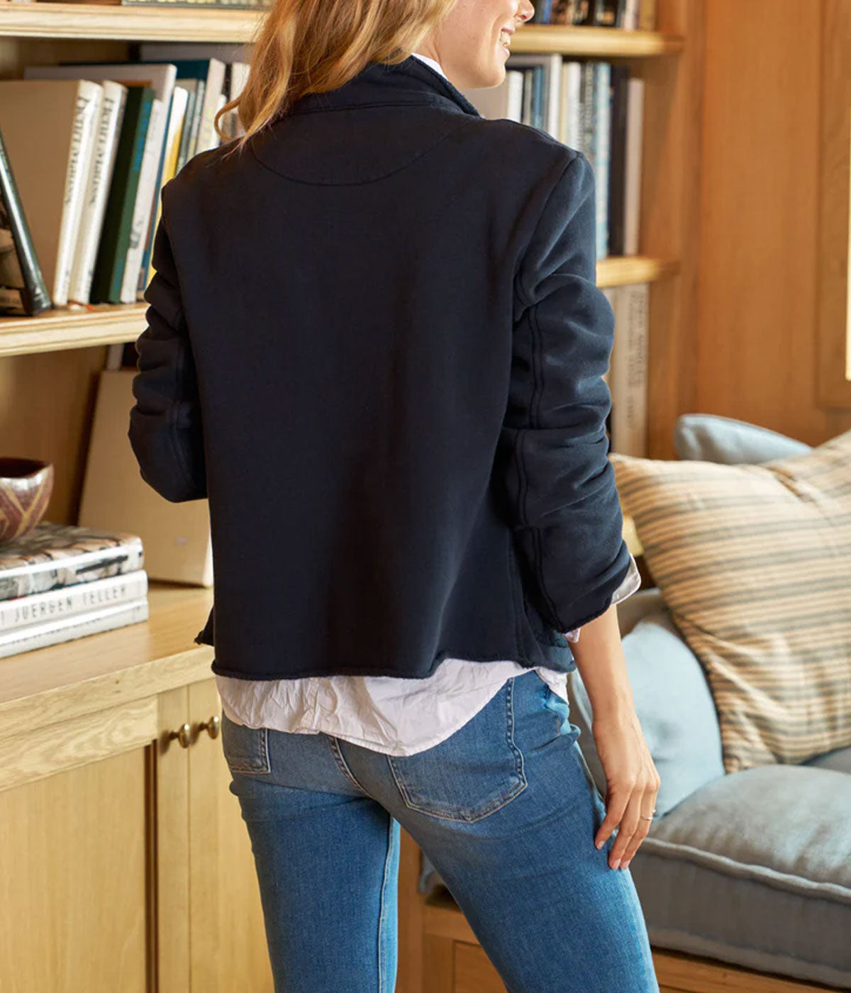 Sweatshirt Peacoat in British Royal Navy