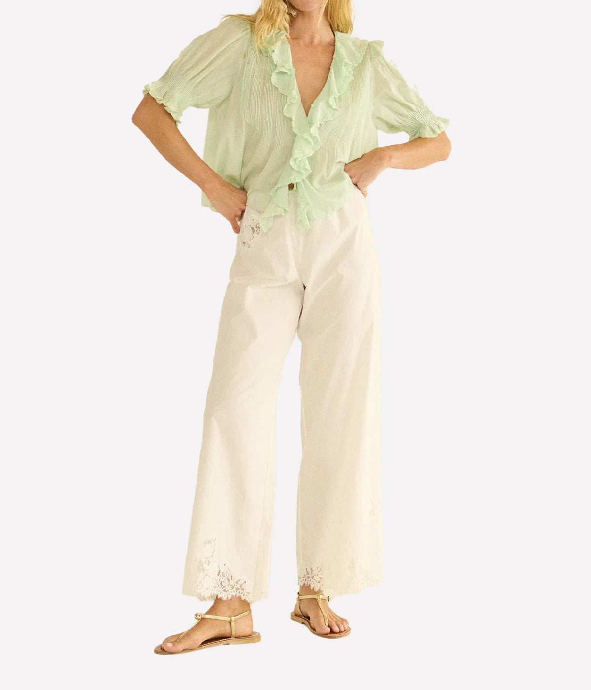 Henri Top In Seafoam
