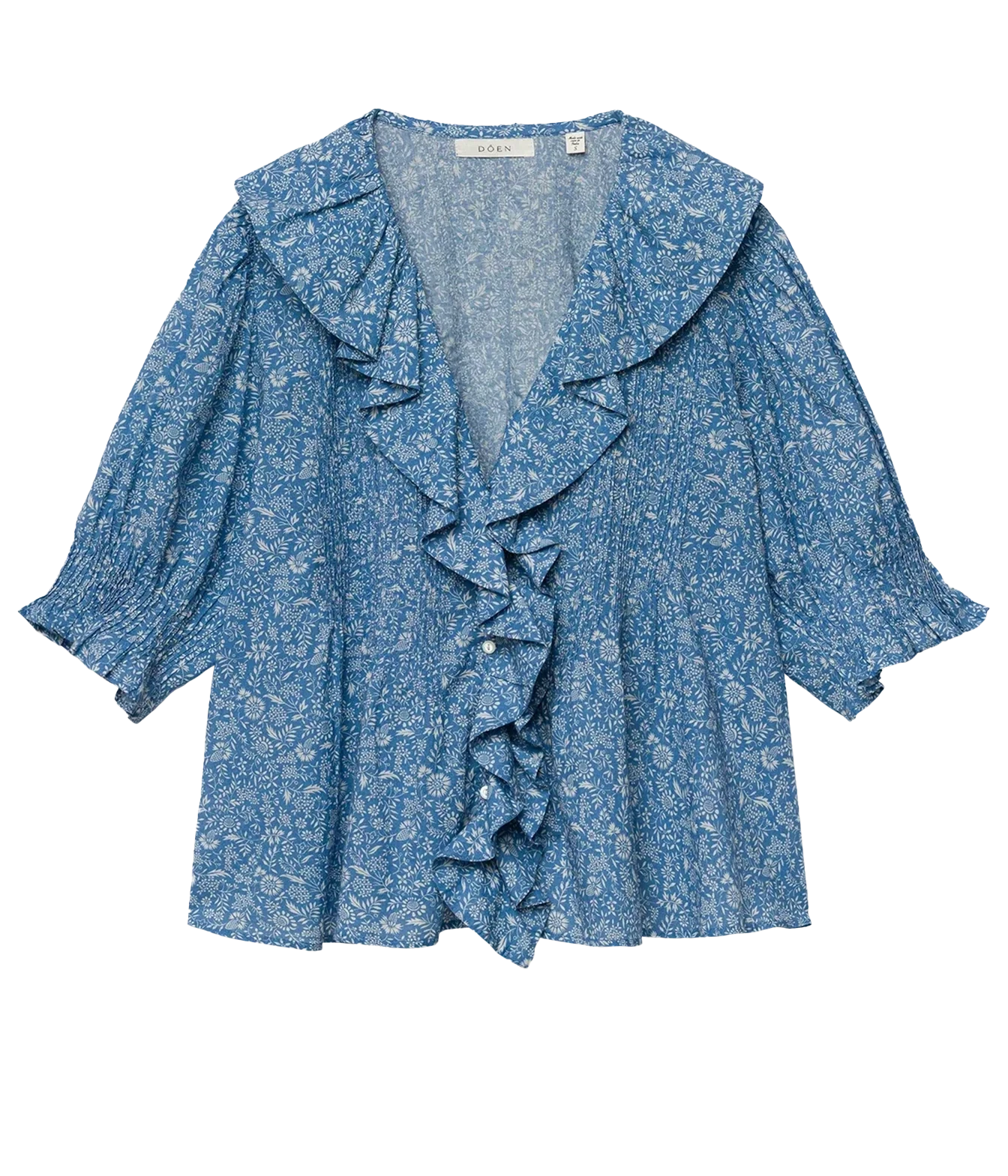 Henri Top In Blue Garden Bloom