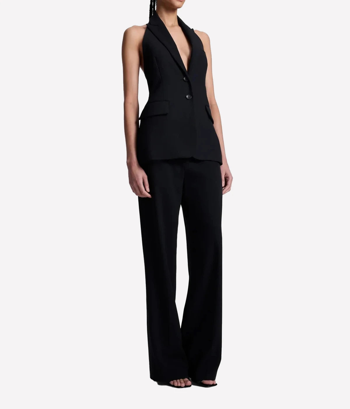 *FINAL SALE* Alexa Vest in Black