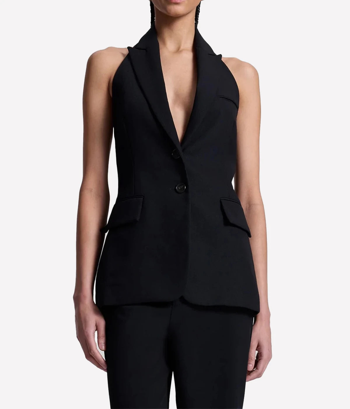 *FINAL SALE* Alexa Vest in Black